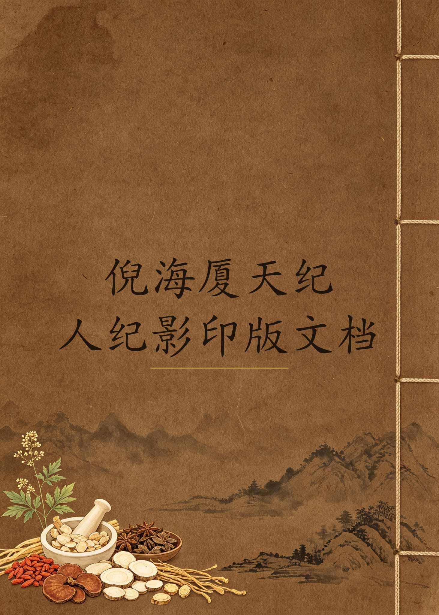 倪海厦天纪人纪影印版文档